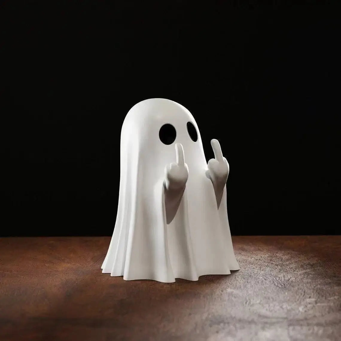 Spooky Ghost Reader Shelf Sitter | Flickering Tealight Ghost Figurine