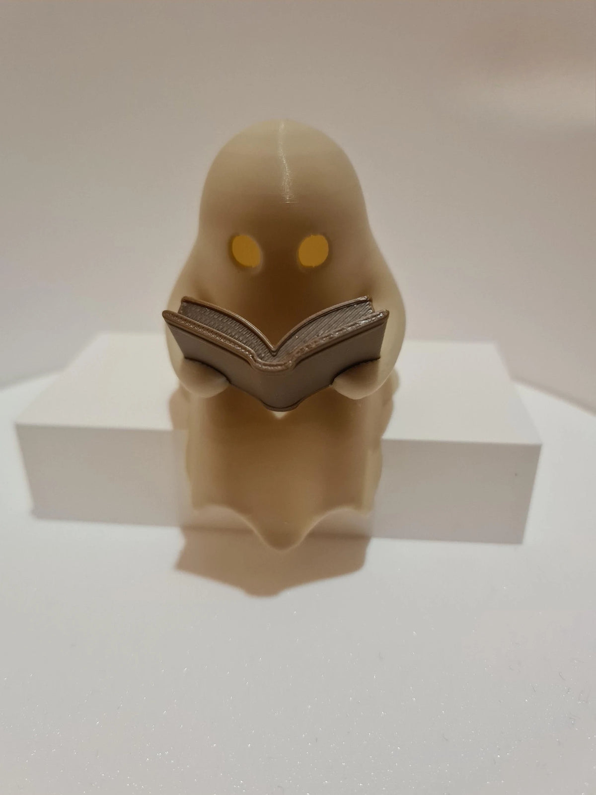 Spooky Ghost Reader Shelf Sitter | Flickering Tealight Ghost Figurine