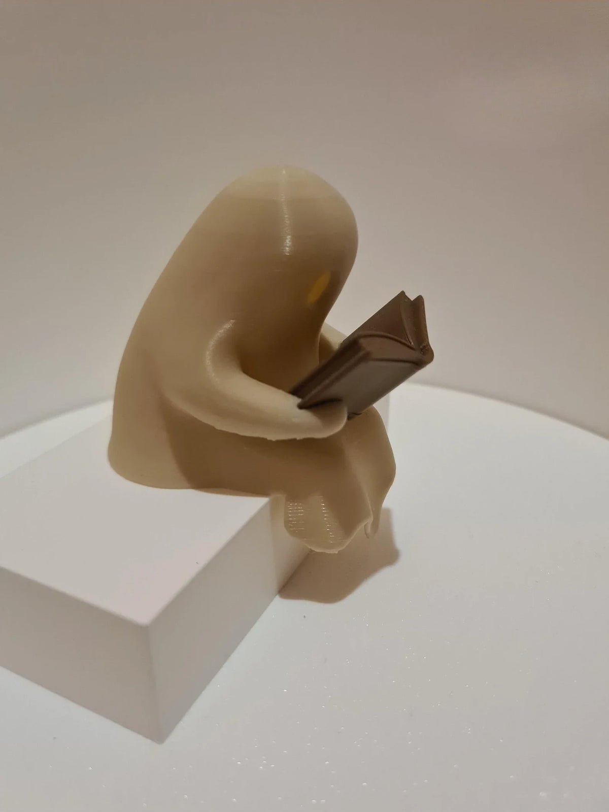Spooky Ghost Reader Shelf Sitter | Flickering Tealight Ghost Figurine